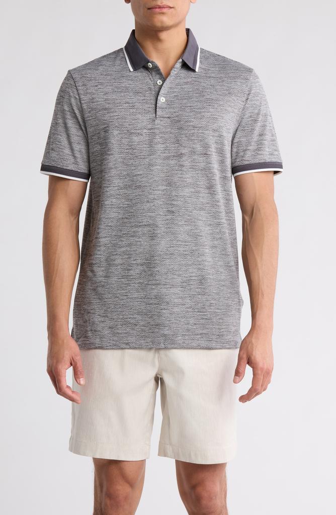 BUGATCHI Tipped Collar Performance Knit Polo