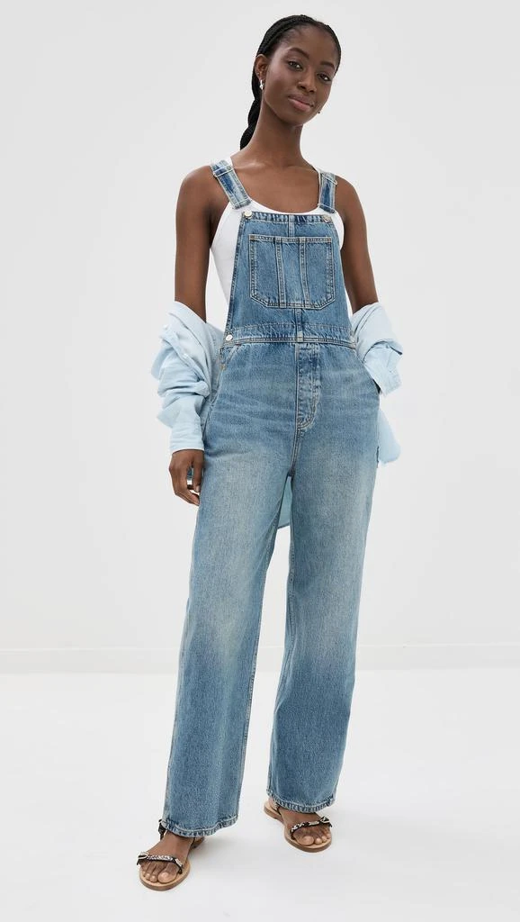 Reformation River Relaxed Denim Overalls 2