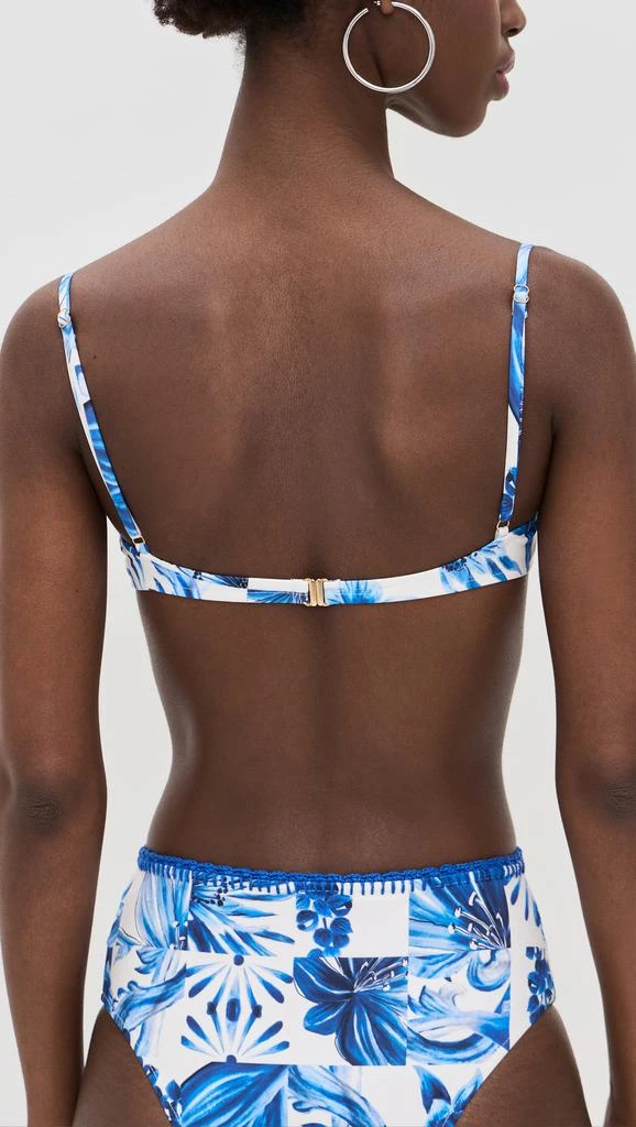 Farm Rio Garden Tiles Underwire Bikini Top 2
