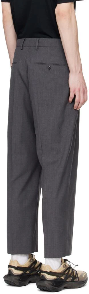 Goldwin Gray One Tuck Trousers 3