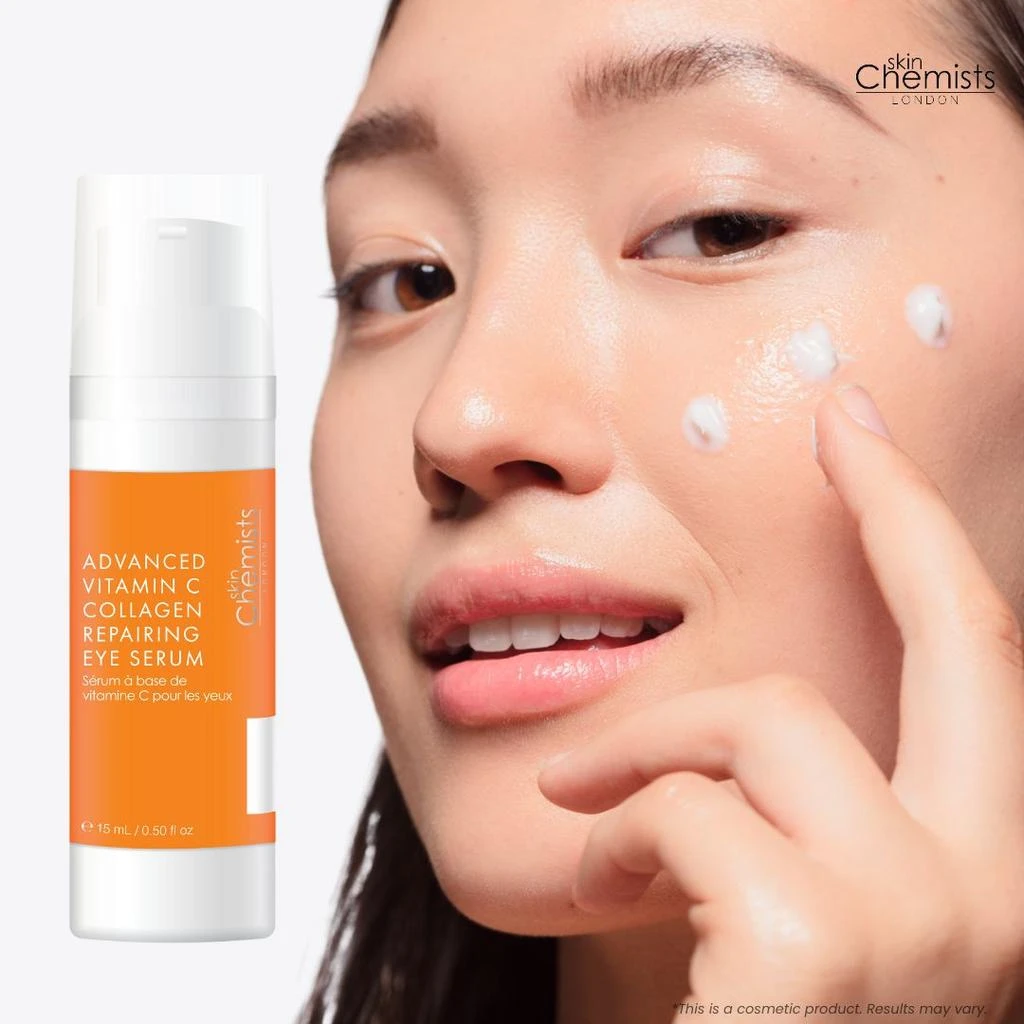skinChemists Advanced Vitamin C Collagen Repairing Eye Serum 15ml Twin Value Savings Pack 4