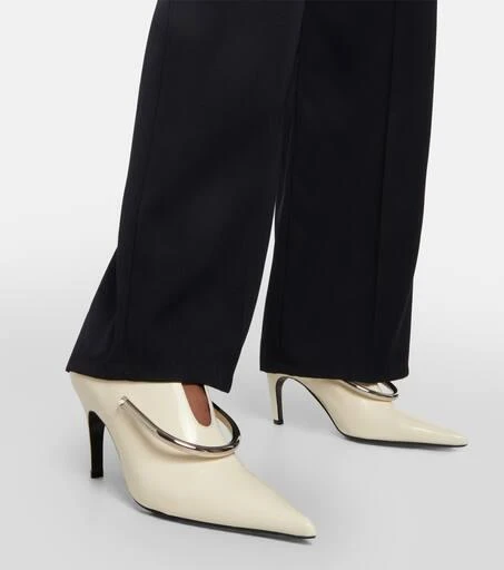 Jil Sander Embellished leather pumps 4