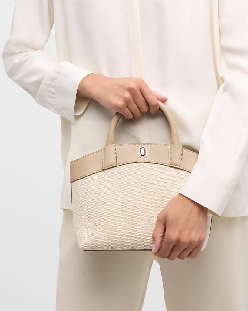 SAVETTE Tondo Small Canvas Tote Bag