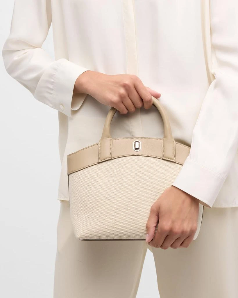 SAVETTE Tondo Small Canvas Tote Bag 2