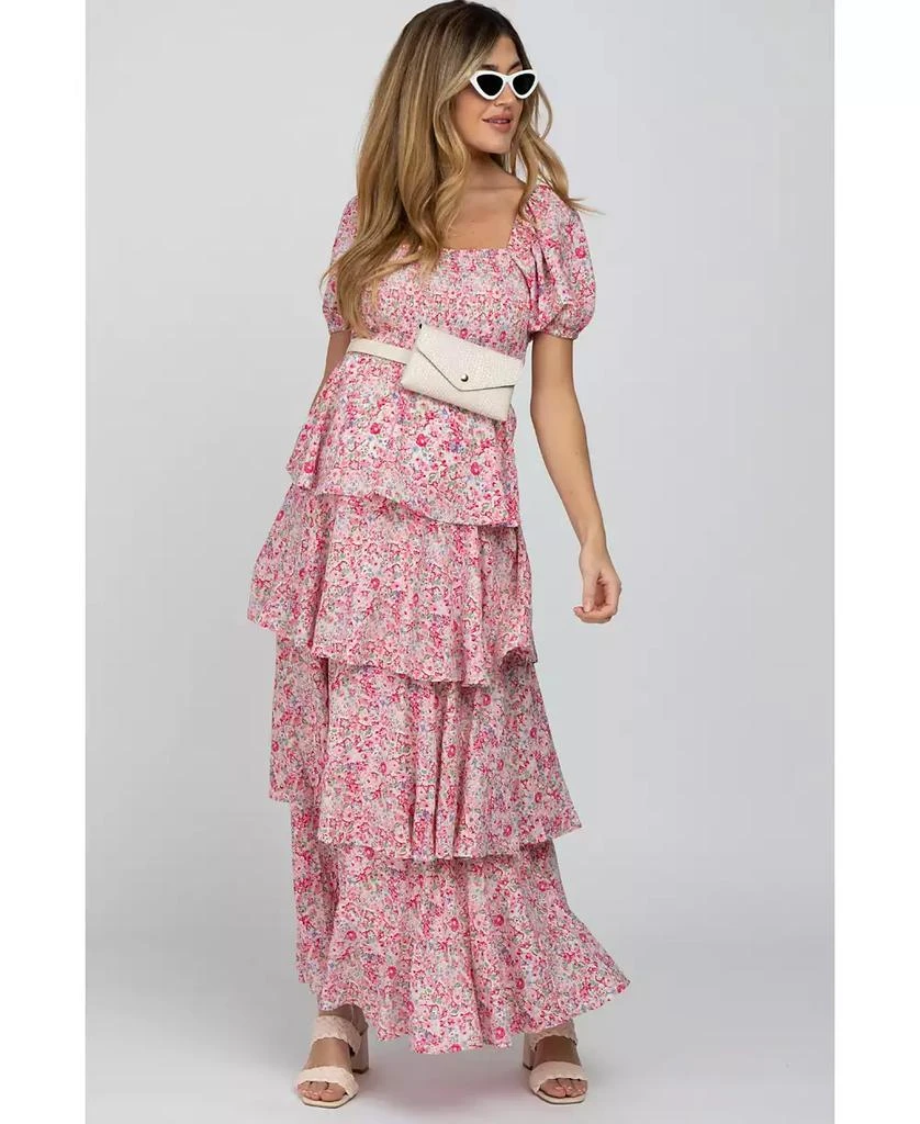 Shop Midsummer Eyelet Tiered Maxi Dress In Pink Multi Floral on Sale at  BeyondStyle  Get 73% Off Midsummer Eyelet Tiered Maxi Dress In Pink Multi  Floral with Limited-Time Flash Deals, Exclusive