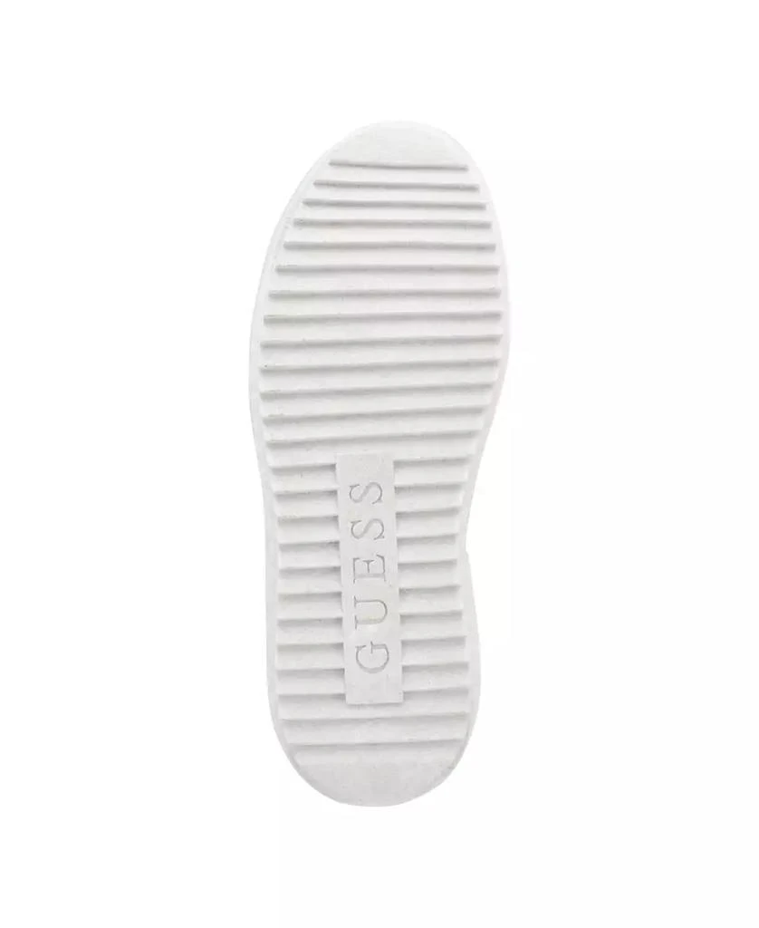 GUESS Women's Denesa Treaded Platform Lace-Up Sneakers 5