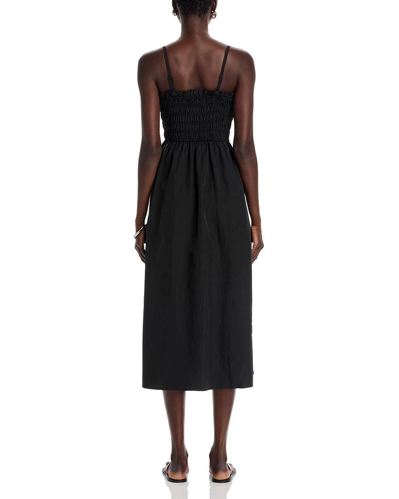 Steve Madden Kit Smocked Poplin Midi Dress 4