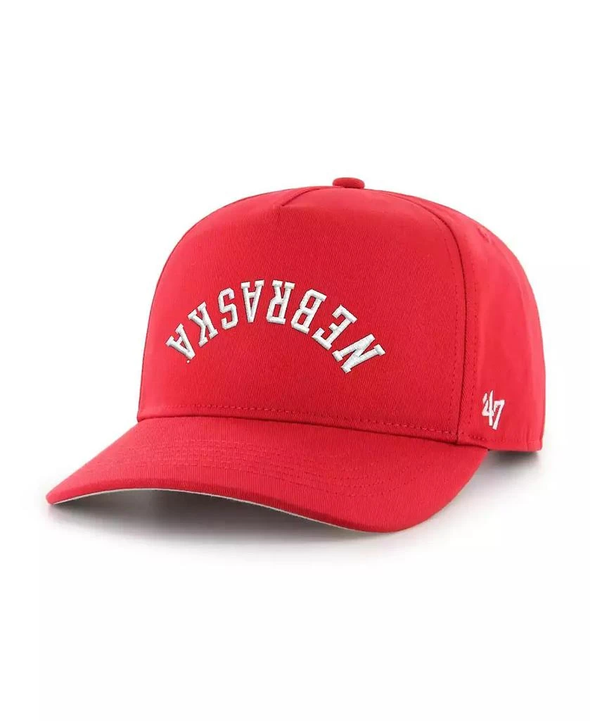 47 Brand Men's Scarlet Nebraska Huskers Flip Script Hitch Adjustable Hat 2