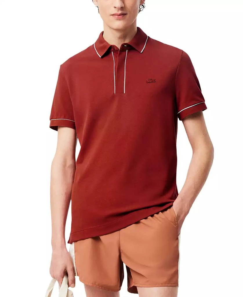 Lacoste Men's Regular-Fit Tipped Polo Shirt 1