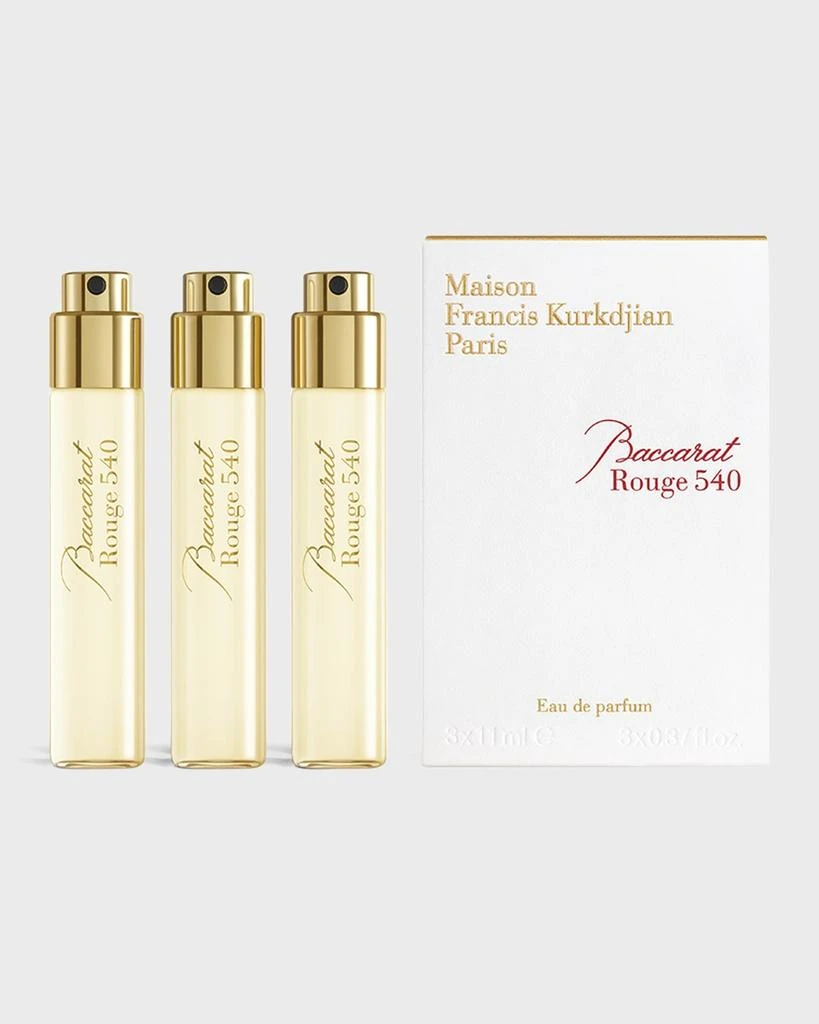 Maison Francis Kurkdjian Baccarat Rouge 540 Eau de Parfum Travel Spray Refills, 3 x 0.37 oz. 2