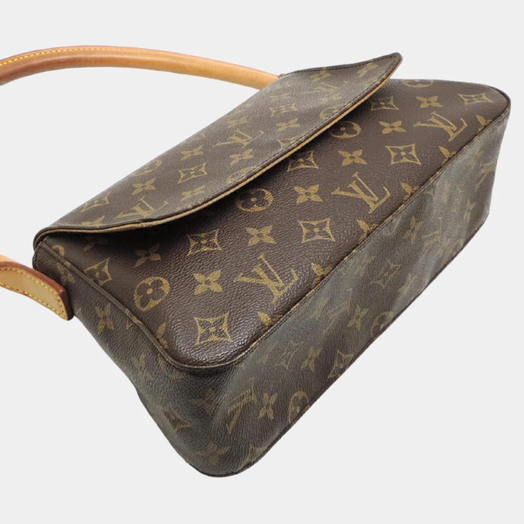 Louis Vuitton Louis Vuitton Brown Canvas Monogram Mini Looping Shoulder Bag 3