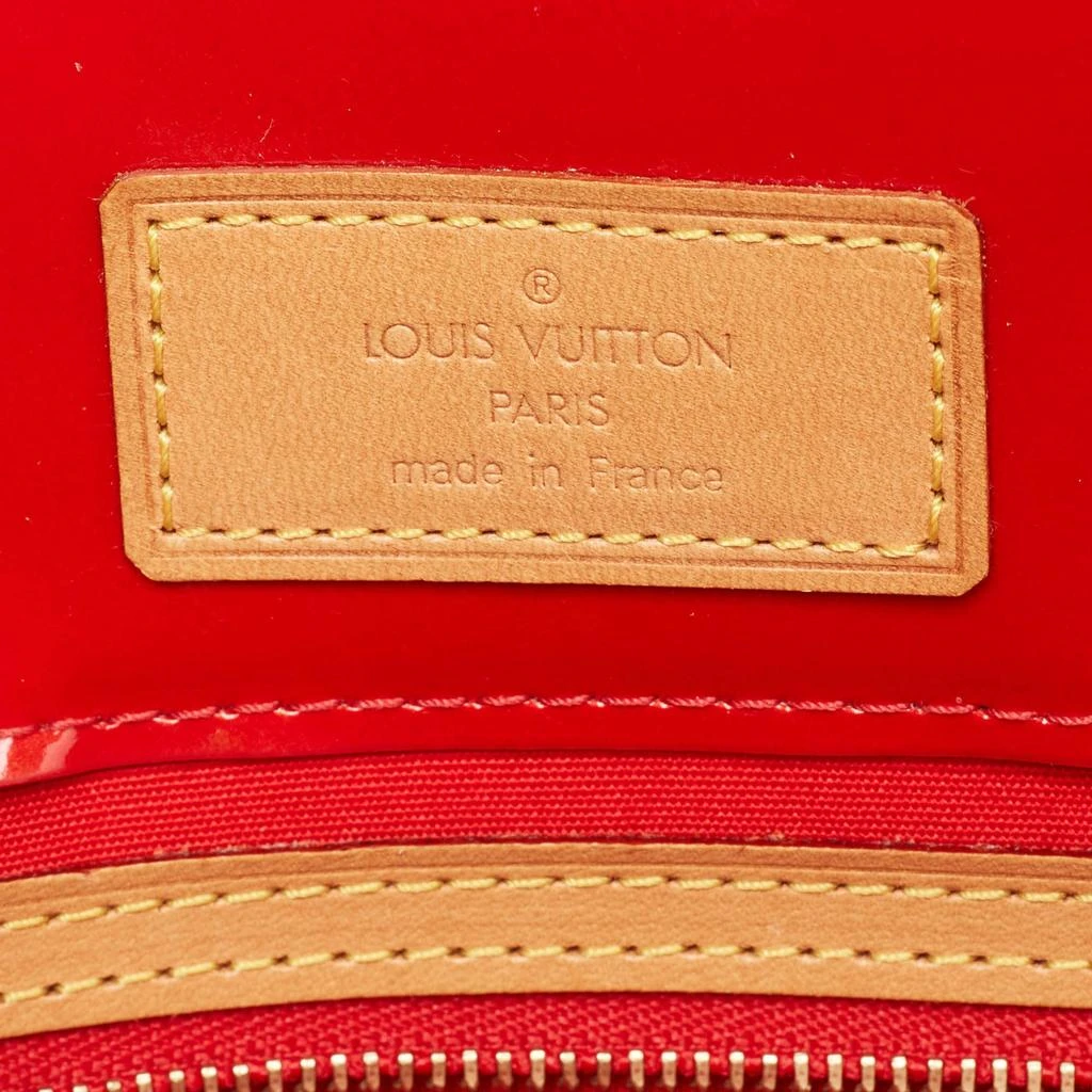 Louis Vuitton Louis Vuitton Red Monogram Vernis Reade PM Bag 9