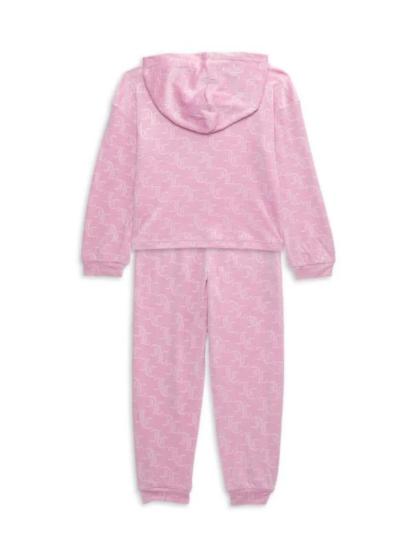 Juicy Couture Little Girl's & Girl's 2-Piece Print Hoodie & Joggers Set 2