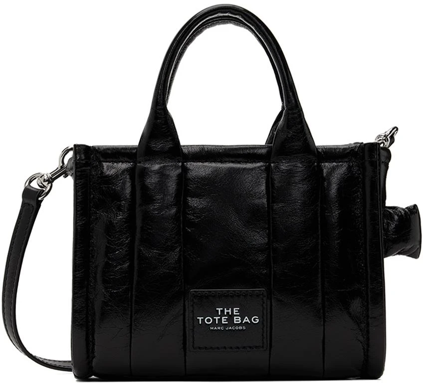 Marc Jacobs Black 'The Shiny Crinkle Mini' Tote 1