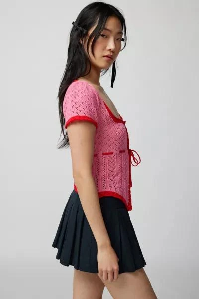 Urban Outfitters UO Gabriella Babydoll Flyaway Sweater 3