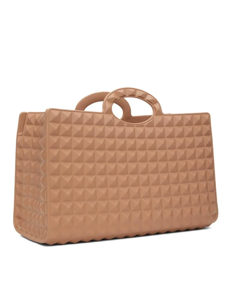 Valentino Le Troisieme Studded Pattern Rubber Tote Bag 2