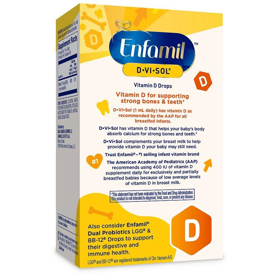 Enfamil D-Vi-Sol Vitamin D Supplement Drops for Infants Bottle 2