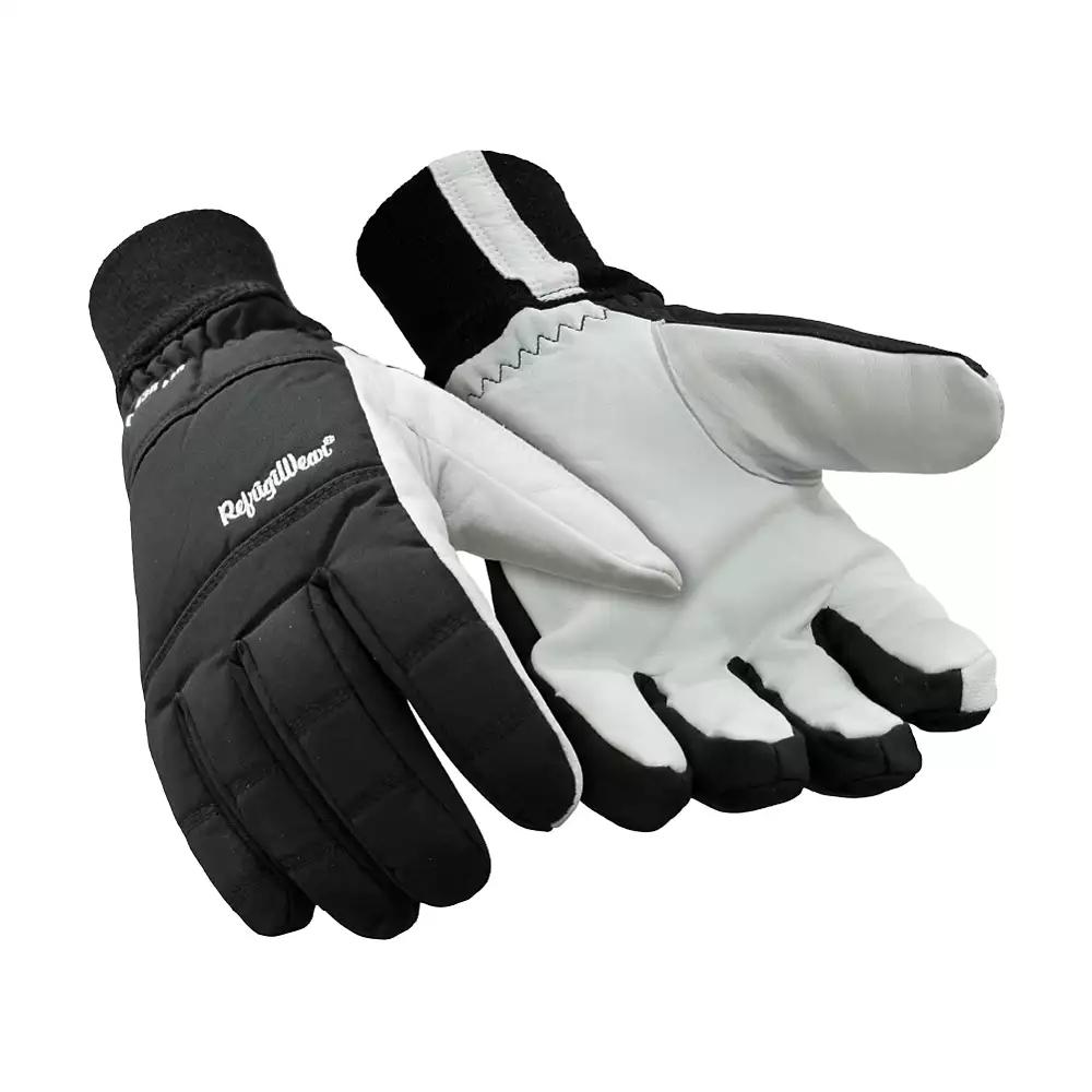 RefrigiWear Men's Nylon & Leather Glove - Insulated Work Gloves for Sub-Freezing Temperatures