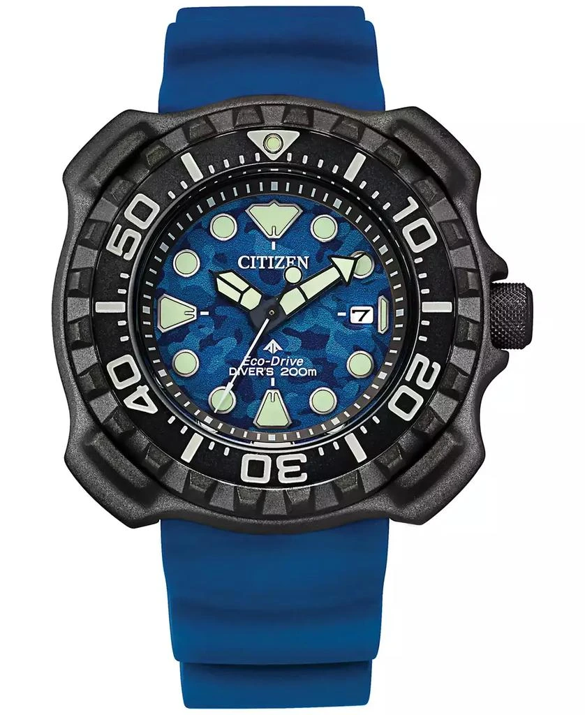Citizen Eco-Drive Men's Promaster Dive Blue Strap Watch, 47mm 1