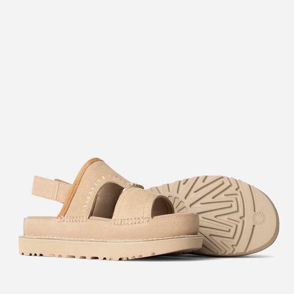 undefined UGG WOMEN'S GOLDENSTAR REGENERATE SUEDE SANDALS