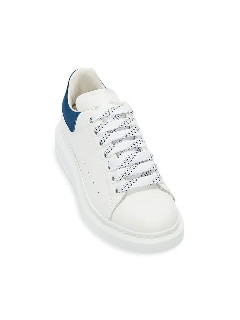 Alexander McQueen Men
s Oversized Leather Platform Sneakers 3