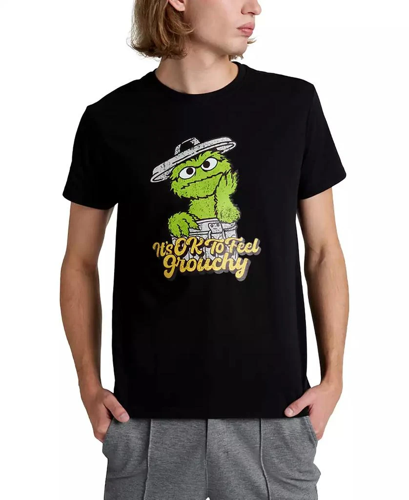 Kenneth Cole X Sesame Street Men's Slim Fit Oscar The Grouch T-Shirt 1