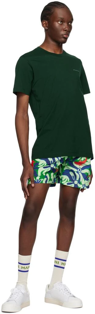 Marni Green Embroidered T-Shirt 4