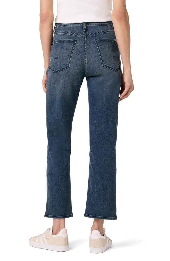 Hudson Noa High Waist Crop Straight Leg Jeans 2