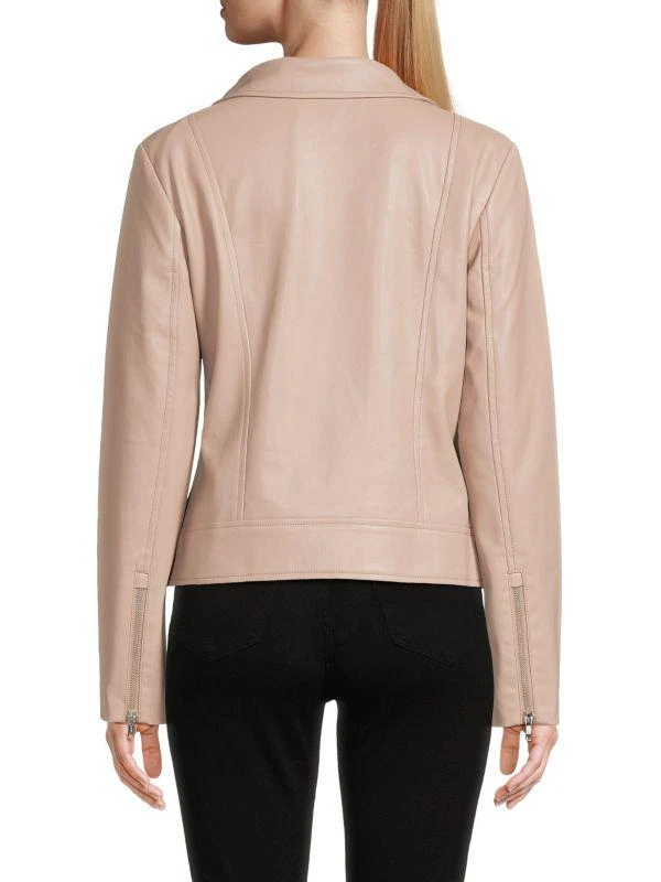 Susana Monaco Faux Leather Moto Jacket 2