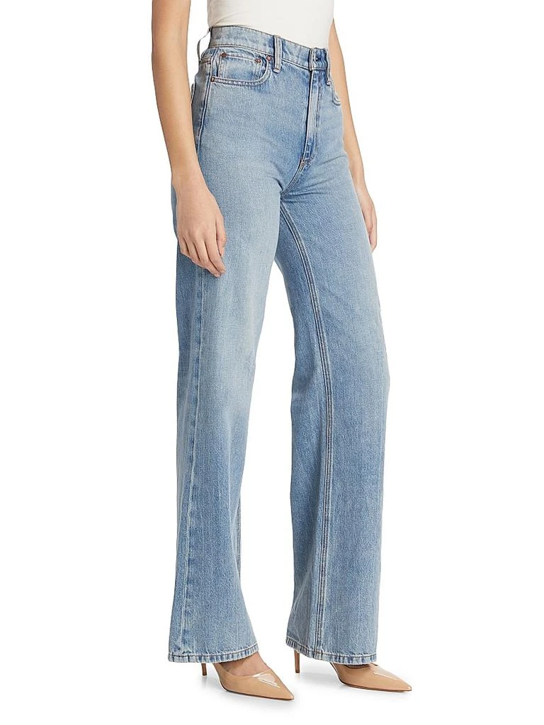 Alice + Olivia Weezy High-Rise Straight Jeans 4