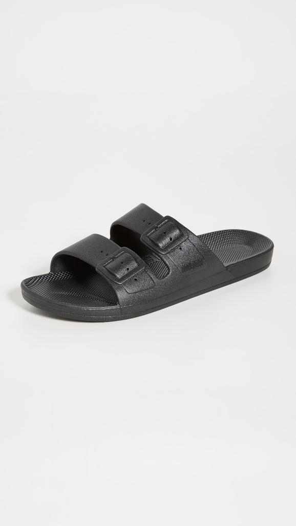 FREEDOM MOSES Two Band Unisex Slides