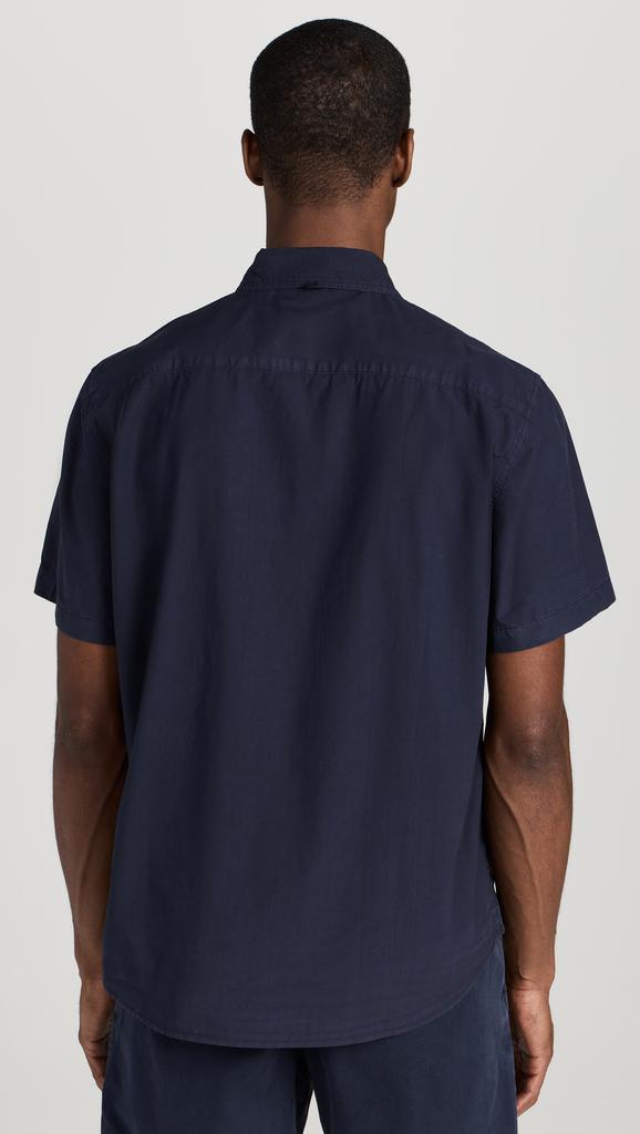 Alex Mill Short Sleeve Mill Shirt in Paper Poplin