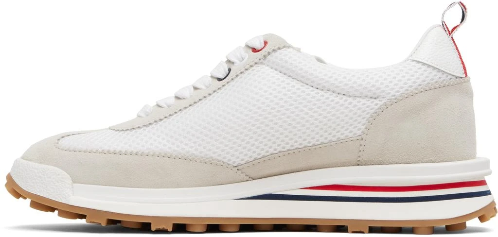 Thom Browne White
Beige Nylon Tech Runner Sneakers 3