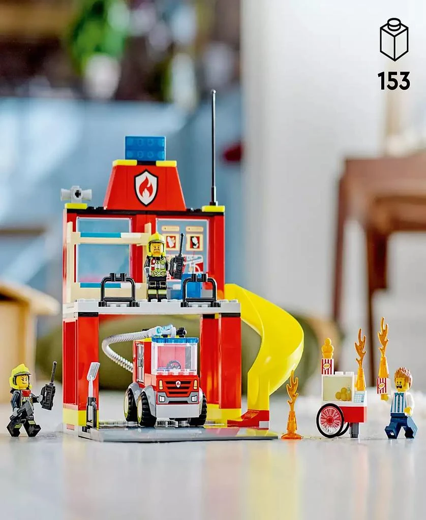 LEGO® City Fire Station and Fire Truck 60375 Toy Building Set with Firefighter Minifigures 2