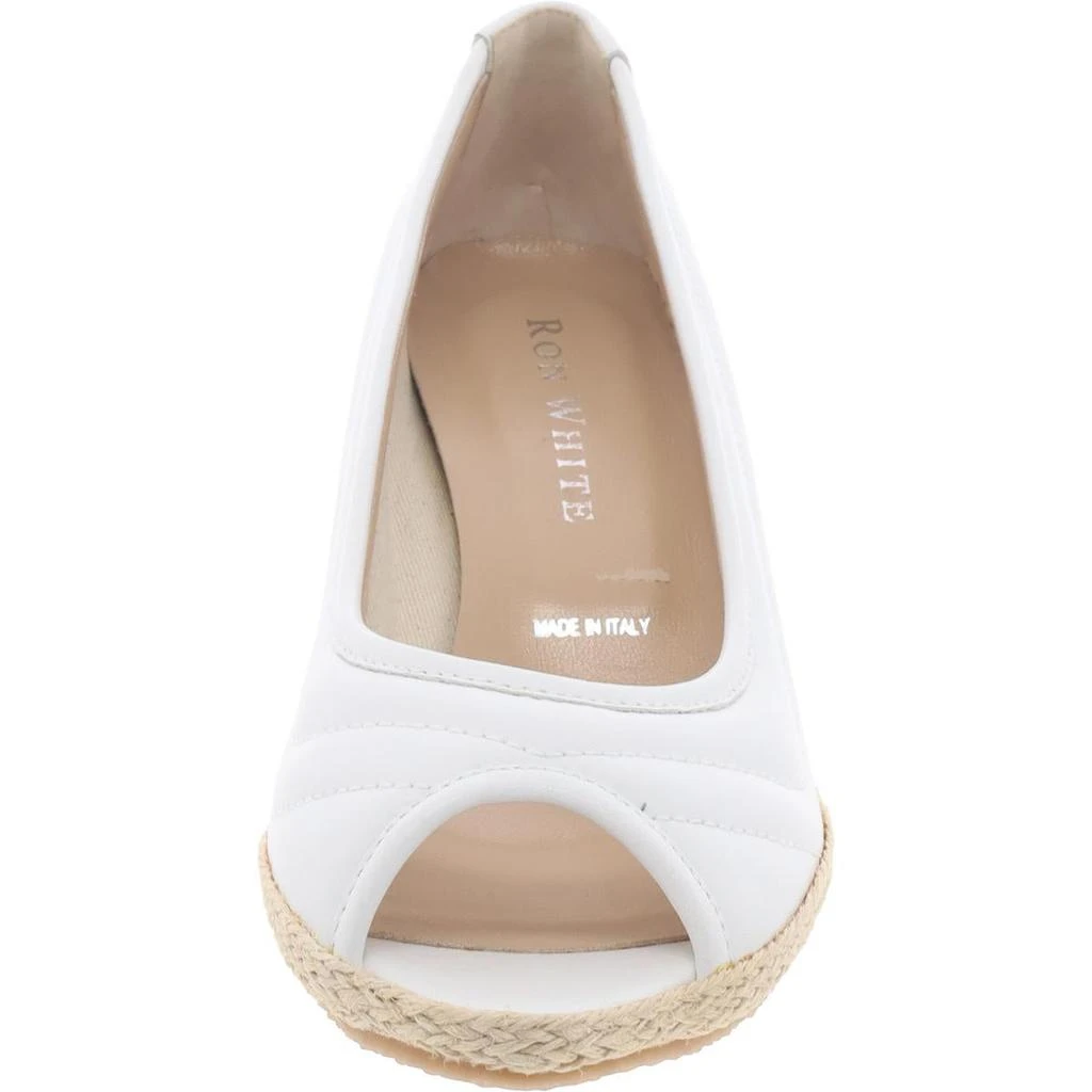 Ron White Ellary Womens Slip On Peep Toe Wedge Sandals 2