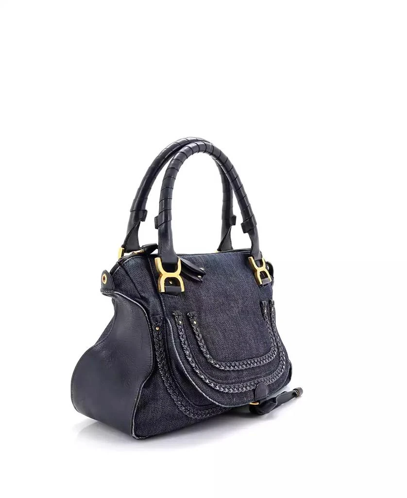 Pre-Owned Chloe Medium Marcie Satchel Denim 2