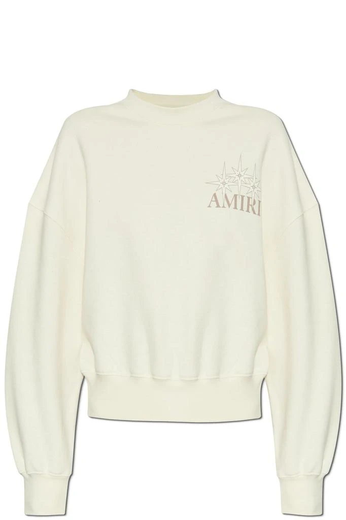 AMIRI Amiri Logo Printed Crewneck Sweatshirt 1