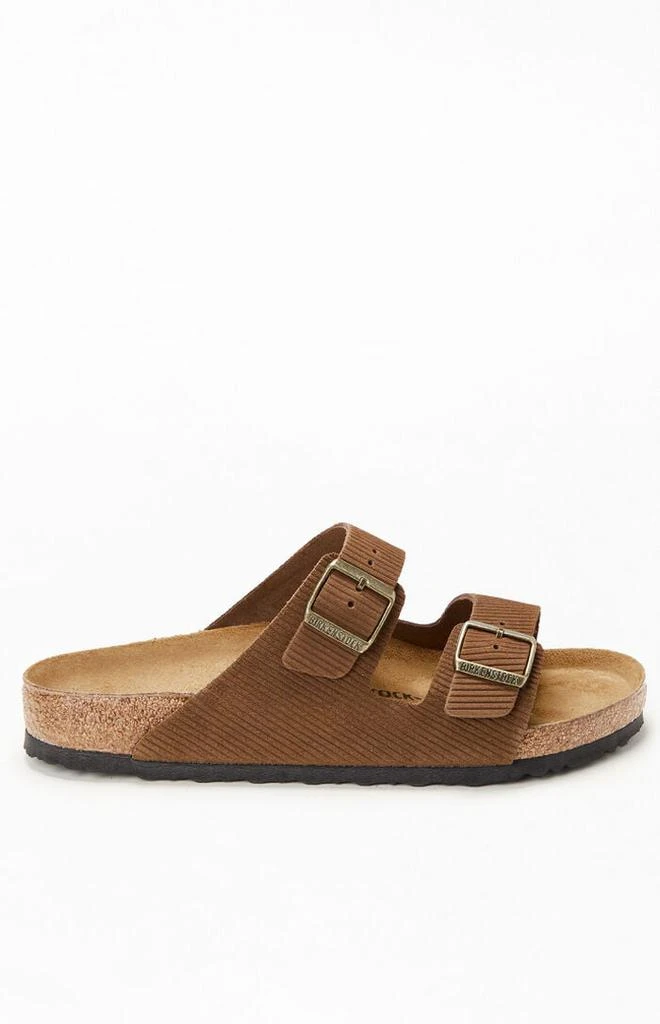 Birkenstock Arizona Corduroy Sandals Dark Tea 1