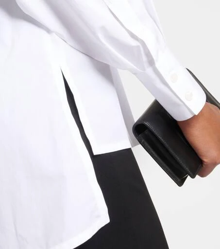 Dolce 
Gabbana Lace-appliqué cotton poplin shirt 6