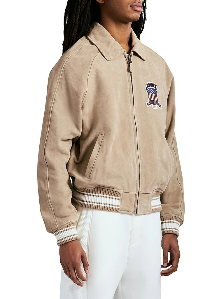Avirex Icon Suede Bomber Jacket 4