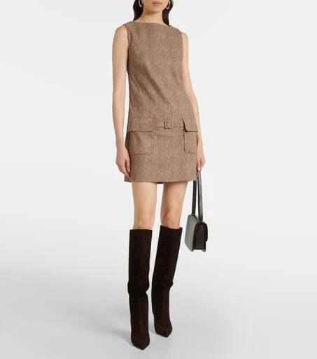 Staud Sheila belted midi dress 2