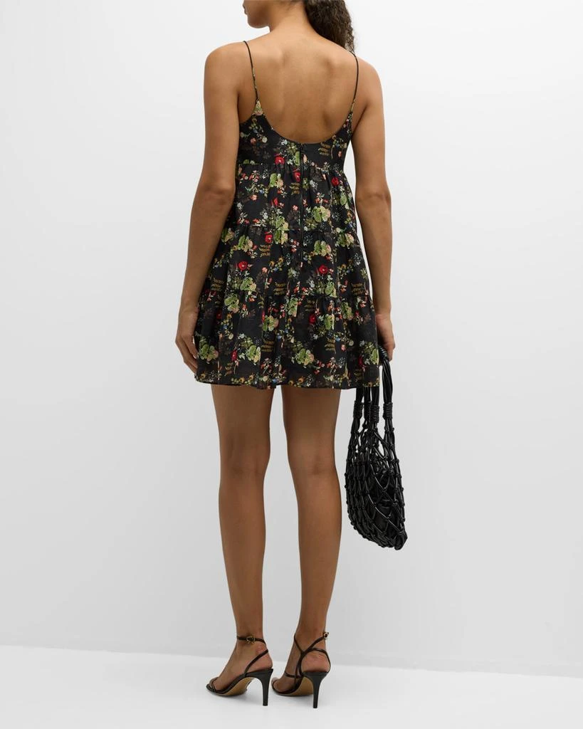 Alice + Olivia Collen Spaghetti-Strap Mini Dress 4
