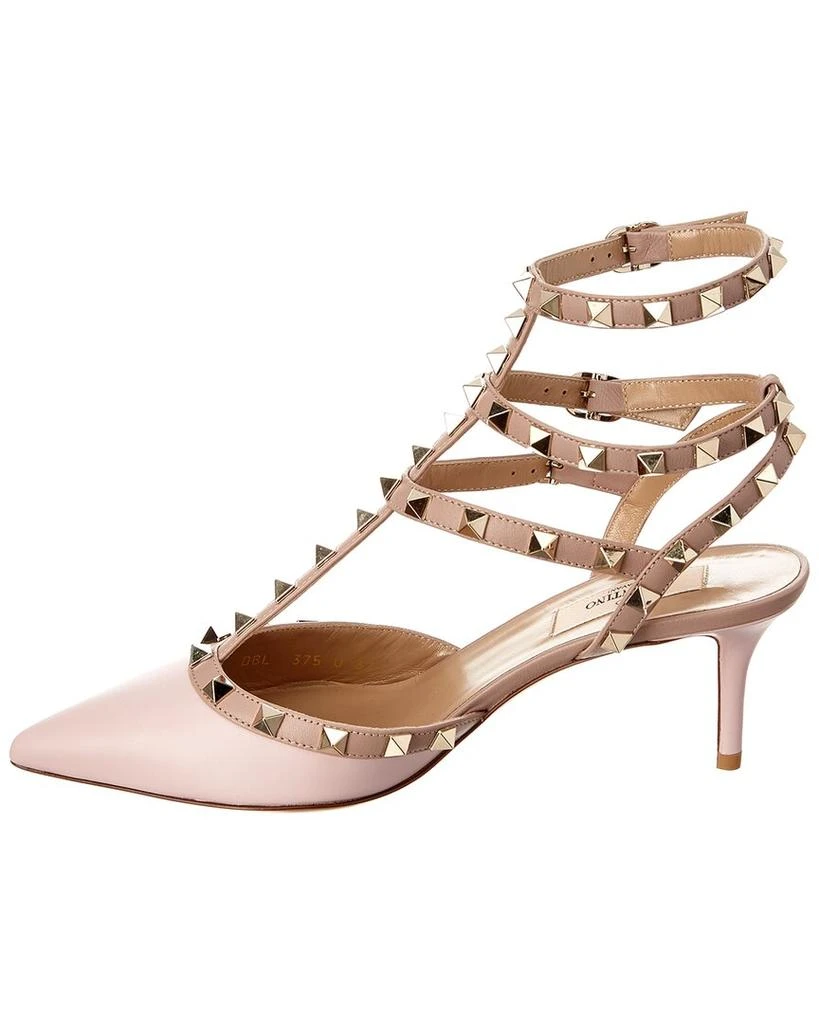 Valentino Rockstud Caged 65 Leather Ankle Strap Pump 2