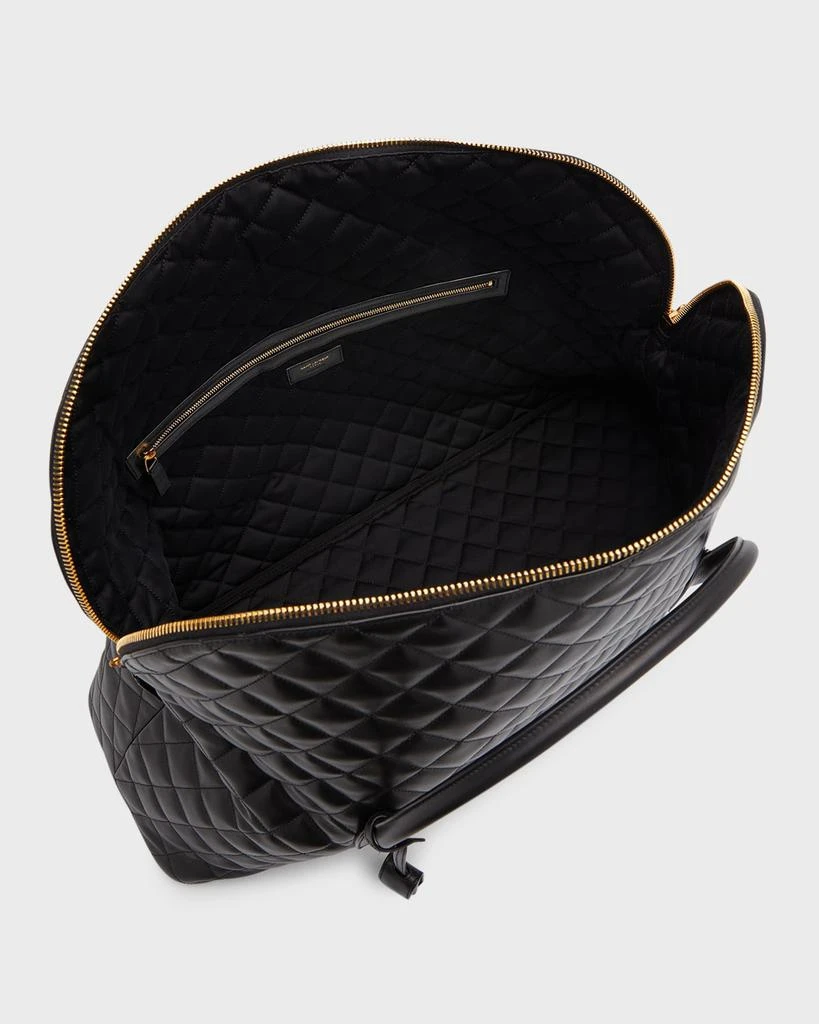Yves Saint Laurent Es Giant YSL Travel Bag in Smooth Quilted Leather 4