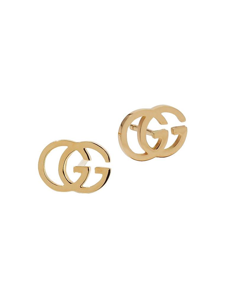 Gucci 18K Yellow Gold Double G Earrings
