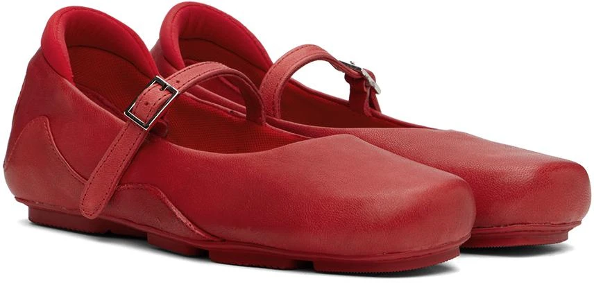 Eckhaus Latta Red Mary Jane Sneaker Ballerina Flats 4