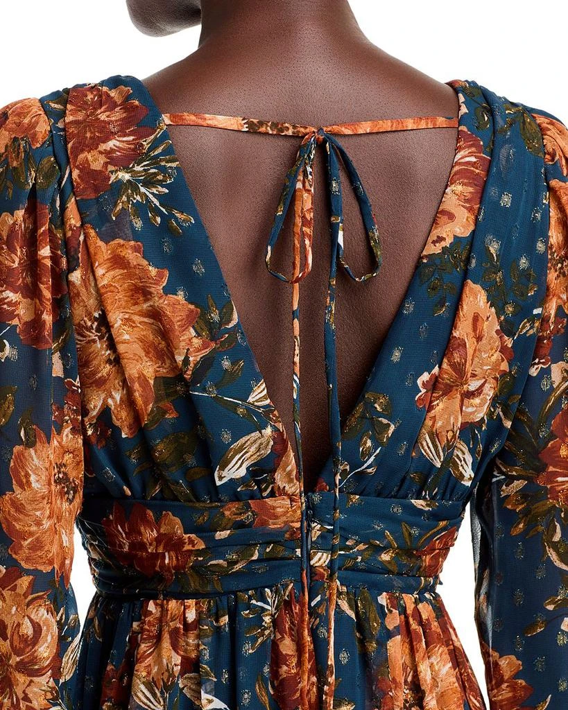 AQUA Moody Floral Maxi Dress - Exclusive 6