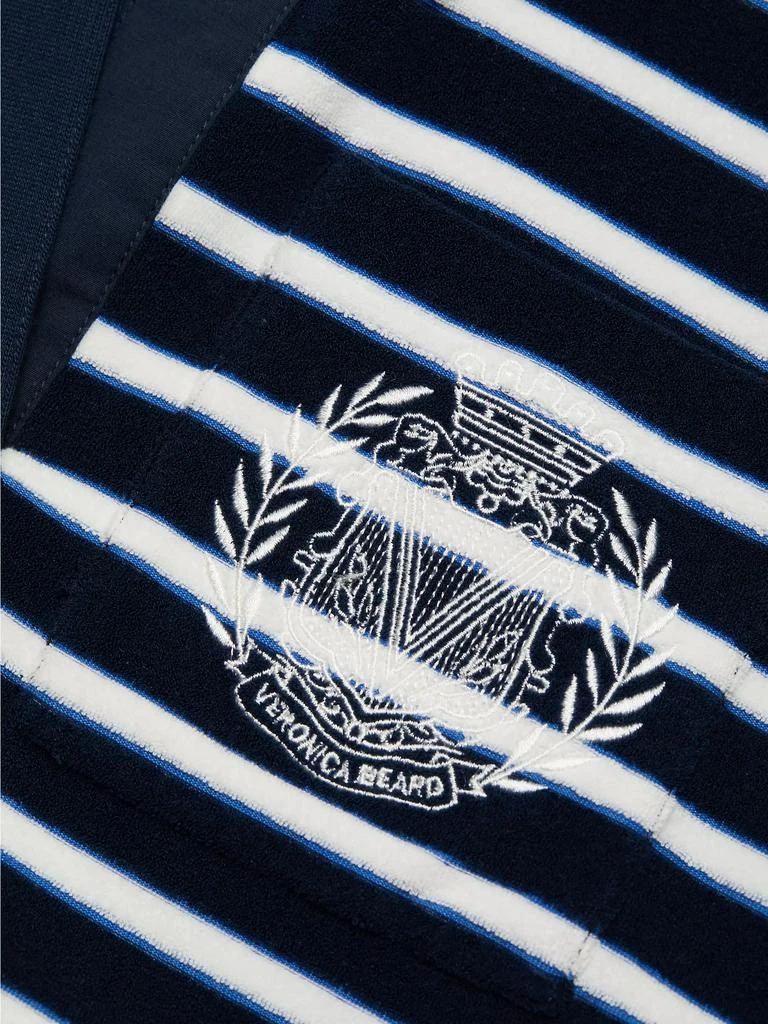 VERONICA BEARD Terrence Cotton-Blend Stripe Polo Dress 7