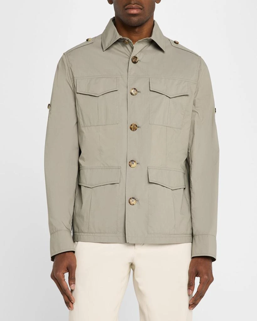 Brunello Cucinelli Men's Water-Resistant Safari Jacket 4