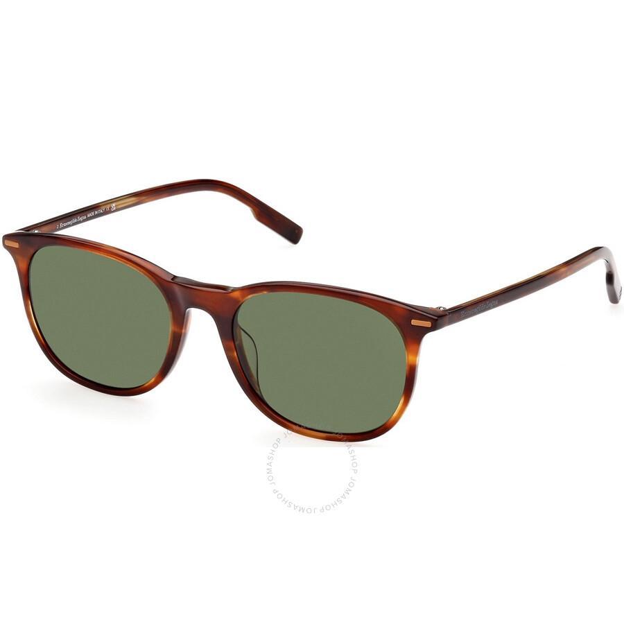 Ermenegildo Zegna Green Square Men's Sunglasses EZ0203 52N 53